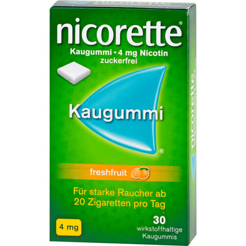 NICORETTE Kaugummi 4 mg freshfruit NICORETTE Kaugummi 4 mg freshfruit