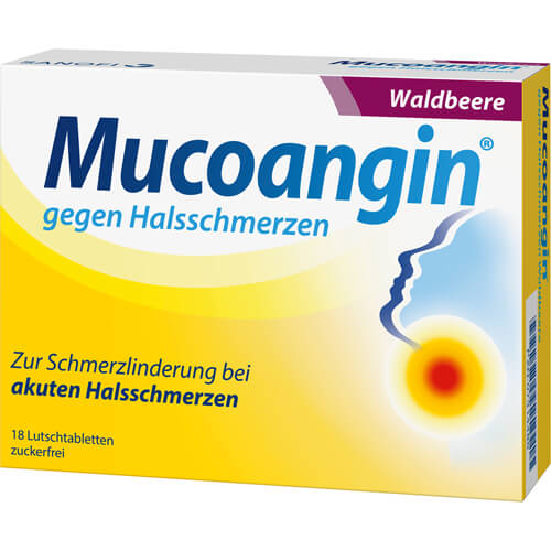 MUCOANGIN Waldbeere 20 mg Lutschtabletten MUCOANGIN Waldbeere 20 mg Lutschtabletten