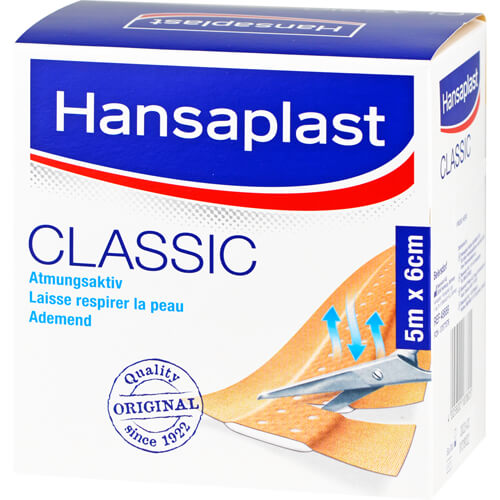 HANSAPLAST Classic Pflaster 6 cmx5 m HANSAPLAST Classic Pflaster 6 cmx5 m