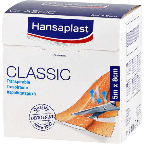 HANSAPLAST Classic Pflaster 8 cmx5 m HANSAPLAST Classic Pflaster 8 cmx5 m