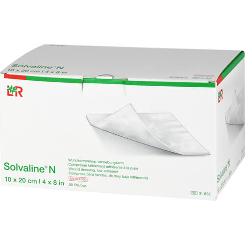 SOLVALINE N Kompressen 10x20 cm steril SOLVALINE N Kompressen 10x20 cm steril