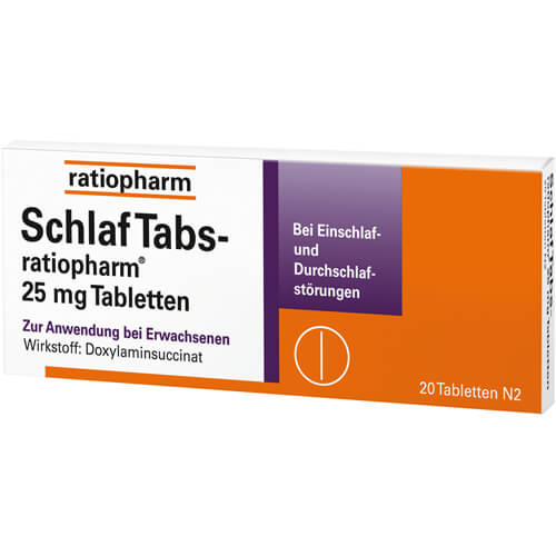 SCHLAF TABS-ratiopharm 25 mg Tabletten SCHLAF TABS-ratiopharm 25 mg Tabletten