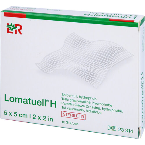 LOMATUELL H Salbentüll 5x5 cm steril LOMATUELL H Salbentüll 5x5 cm steril