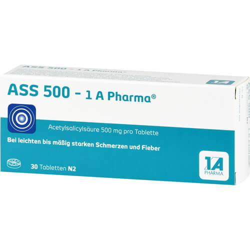 ASS 500-1A Pharma Tabletten ASS 500-1A Pharma Tabletten