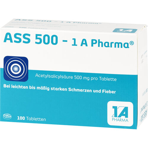 ASS 500-1A Pharma Tabletten ASS 500-1A Pharma Tabletten
