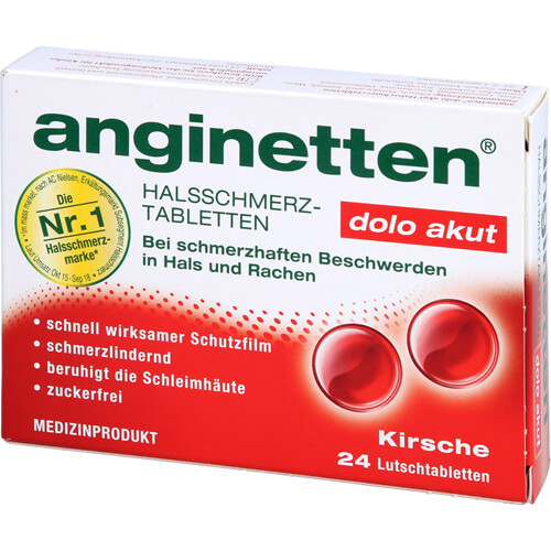 ANGINETTEN dolo akut Halstabletten ANGINETTEN dolo akut Halstabletten