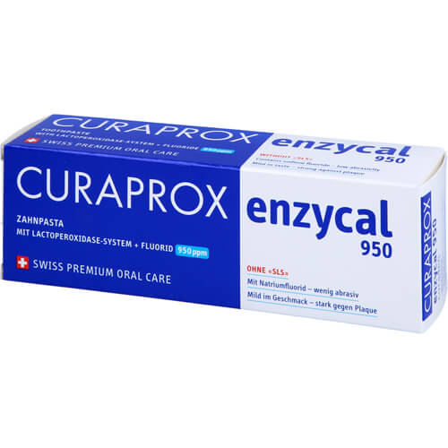 CURAPROX enzycal 950 Fluorid extra milde Zahnpasta CURAPROX enzycal 950 Fluorid extra milde Zahnpasta