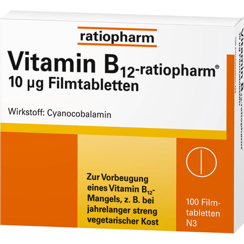 VITAMIN B12-RATIOPHARM 10 μg Filmtabletten VITAMIN B12-RATIOPHARM 10 μg Filmtabletten