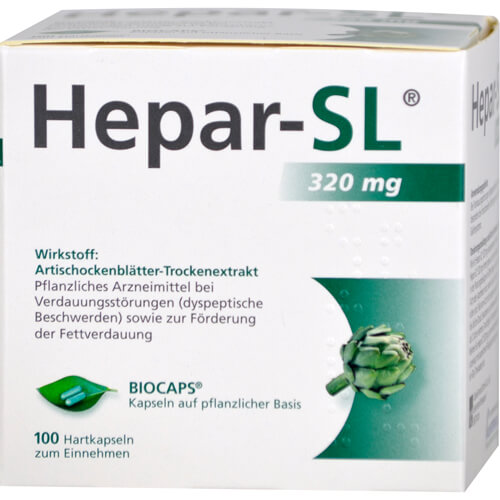 HEPAR-SL 320 mg Hartkapseln HEPAR-SL 320 mg Hartkapseln