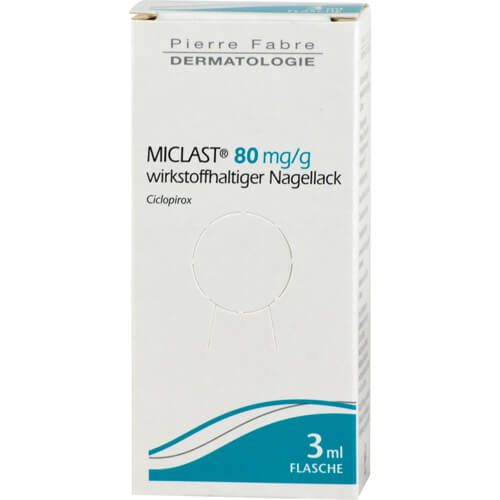 MICLAST 80 mg/g wirkstoffhaltiger Nagellack MICLAST 80 mg/g wirkstoffhaltiger Nagellack