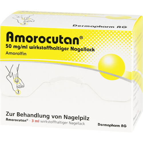 AMOROCUTAN 50 mg/ml wirkstoffhaltiger Nagellack AMOROCUTAN 50 mg/ml wirkstoffhaltiger Nagellack