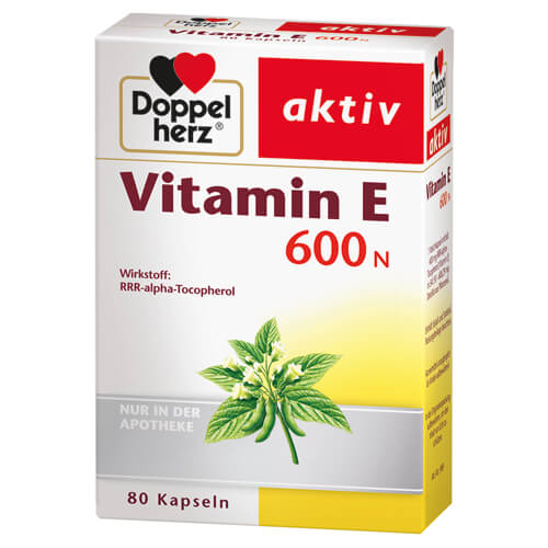 DOPPELHERZ Vitamin E 600 N Weichkapseln DOPPELHERZ Vitamin E 600 N Weichkapseln