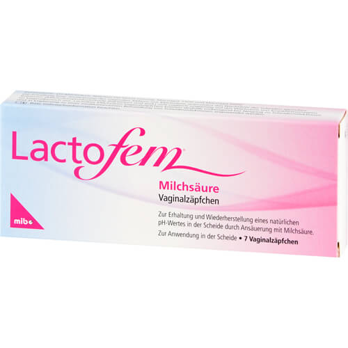 LACTOFEM Milchsäure Vaginalzäpfchen LACTOFEM Milchsäure Vaginalzäpfchen