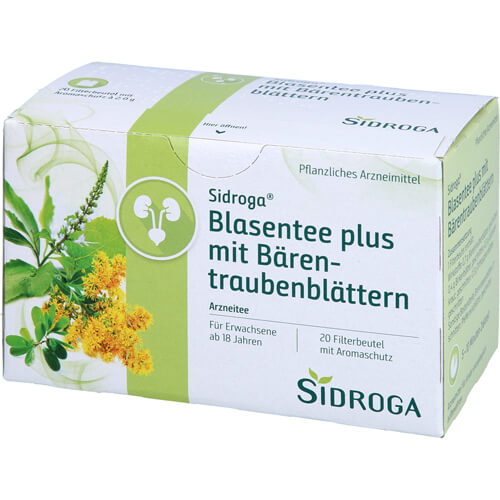 SIDROGA Blasentee plus mit Bärentraubenblättern SIDROGA Blasentee plus mit Bärentraubenblättern