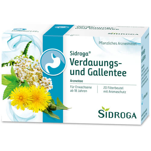 SIDROGA Verdauungs- und Gallentee Filterbeutel SIDROGA Verdauungs- und Gallentee Filterbeutel