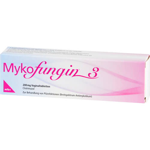 MYKOFUNGIN 3 Vaginaltabletten 200 mg MYKOFUNGIN 3 Vaginaltabletten 200 mg