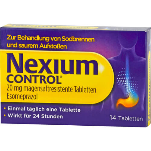 NEXIUM Control 20 mg magensaftresistente Tabletten NEXIUM Control 20 mg magensaftresistente Tabletten