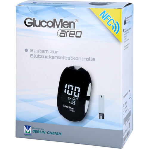 GLUCOMEN areo Blutzuckermessgerät Set mg/dl GLUCOMEN areo Blutzuckermessgerät Set mg/dl