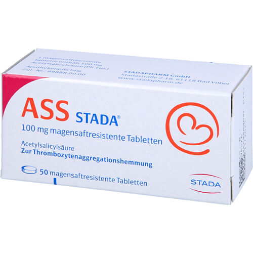 ASS STADA 100 mg magensaftresistente Tabletten ASS STADA 100 mg magensaftresistente Tabletten