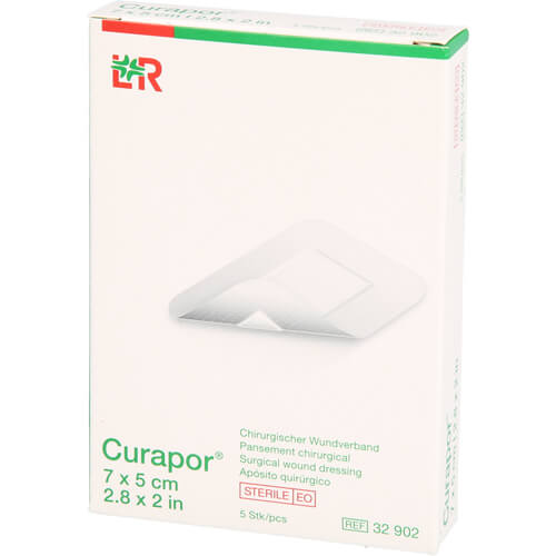 CURAPOR Wundverband steril chirurgisch 5x7 cm CURAPOR Wundverband steril chirurgisch 5x7 cm
