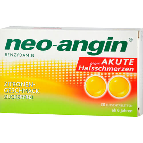 NEO-ANGIN Benzydamin akute Halsschmerzen Zitrone NEO-ANGIN Benzydamin akute Halsschmerzen Zitrone