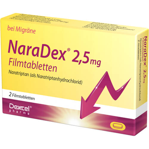 NARADEX 2,5 mg Filmtabletten NARADEX 2,5 mg Filmtabletten