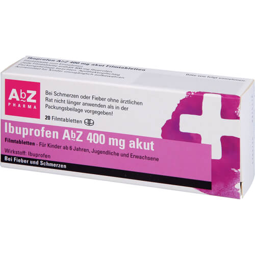 IBUPROFEN AbZ 400 mg akut Filmtabletten IBUPROFEN AbZ 400 mg akut Filmtabletten
