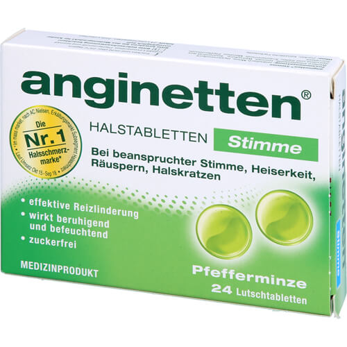 ANGINETTEN Stimme Lutschtabletten ANGINETTEN Stimme Lutschtabletten