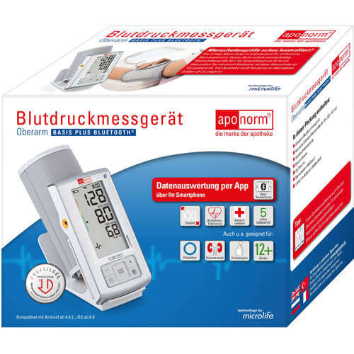 APONORM Blutdruckmessgerät Basis Plus BlueTooth OA APONORM Blutdruckmessgerät Basis Plus BlueTooth OA