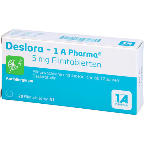 DESLORA-1A Pharma 5 mg Filmtabletten DESLORA-1A Pharma 5 mg Filmtabletten