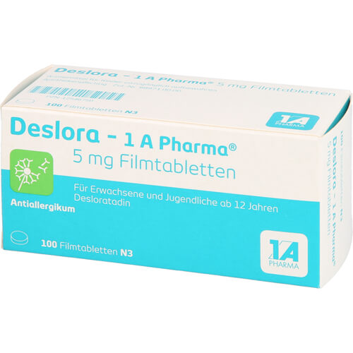 DESLORA-1A Pharma 5 mg Filmtabletten DESLORA-1A Pharma 5 mg Filmtabletten