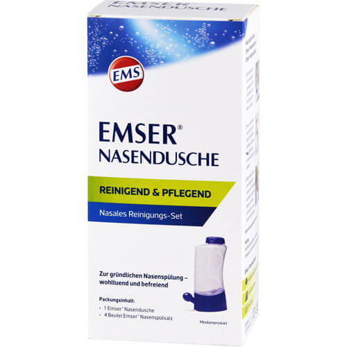EMSER Nasendusche mit 4 Btl.Nasenspülsalz EMSER Nasendusche mit 4 Btl.Nasenspülsalz