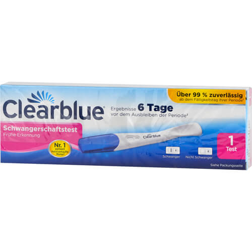 CLEARBLUE Schwangerschaftstest frühe Erkennung CLEARBLUE Schwangerschaftstest frühe Erkennung