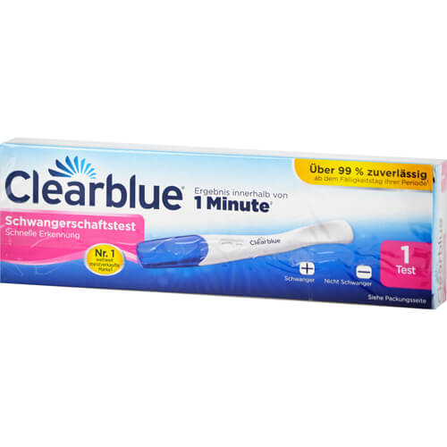 CLEARBLUE Schwangerschaftstest schnelle Erkennung CLEARBLUE Schwangerschaftstest schnelle Erkennung
