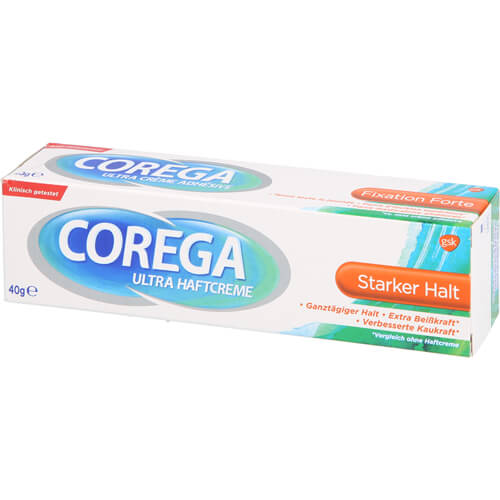 COREGA ultra Haftcreme starker Halt COREGA ultra Haftcreme starker Halt