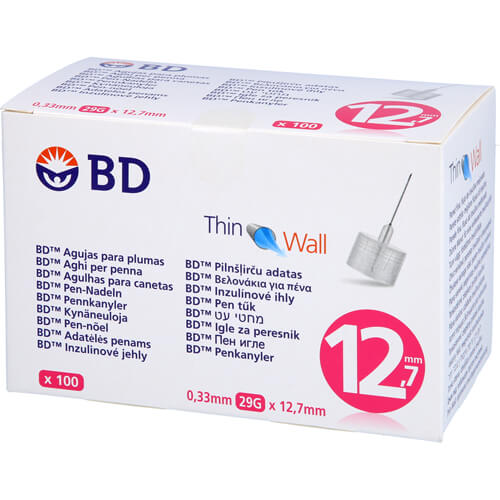 BD THIN Wall Pen-Nadeln 0,33 29 Gx12,7 mm BD THIN Wall Pen-Nadeln 0,33 29 Gx12,7 mm