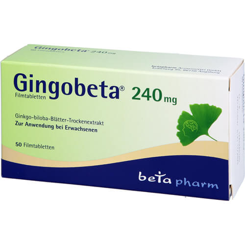 GINGOBETA 240 mg Filmtabletten GINGOBETA 240 mg Filmtabletten