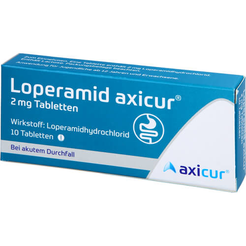 LOPERAMID axicur 2 mg Tabletten LOPERAMID axicur 2 mg Tabletten