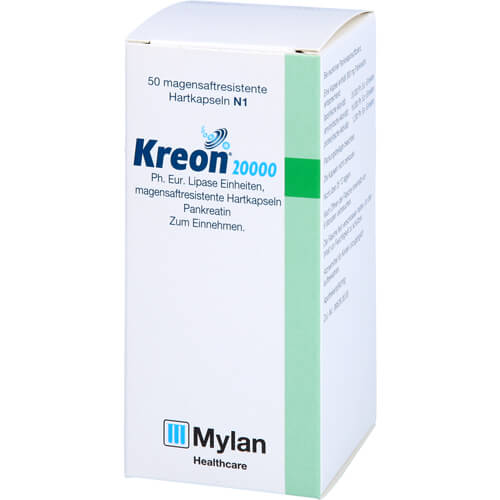 KREON 20.000 Ph.Eur.Lipase Einheiten msr.Hartkaps. KREON 20.000 Ph.Eur.Lipase Einheiten msr.Hartkaps.
