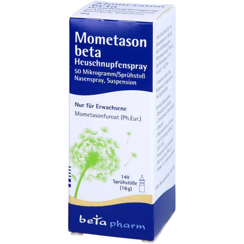 MOMETASON beta Heuschnupfenspray 50μg/Sp.140 Sp.St MOMETASON beta Heuschnupfenspray 50μg/Sp.140 Sp.St