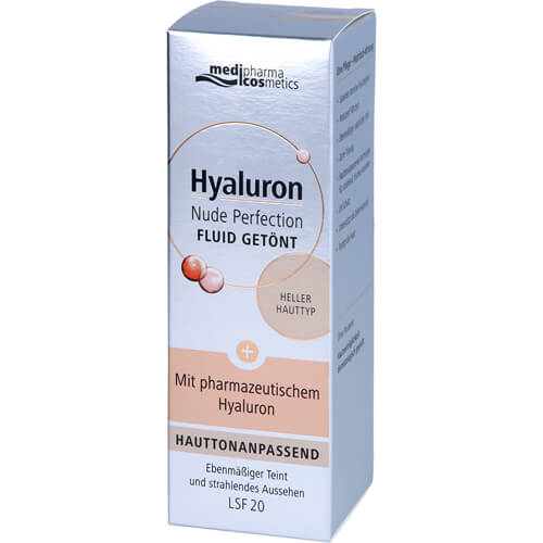 HYALURON NUDE Perfect.Fluid getönt hell.HT LSF 20 HYALURON NUDE Perfect.Fluid getönt hell.HT LSF 20