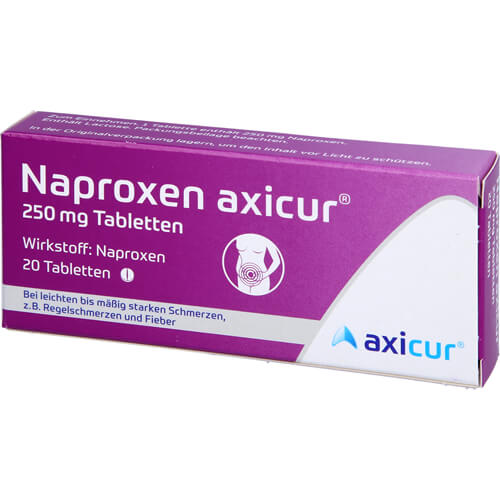 NAPROXEN axicur 250 mg Tabletten NAPROXEN axicur 250 mg Tabletten