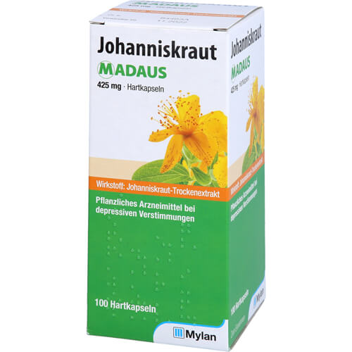 JOHANNISKRAUT MADAUS 425 mg Hartkapseln JOHANNISKRAUT MADAUS 425 mg Hartkapseln