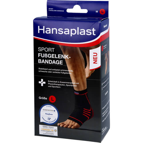 HANSAPLAST Sport Fußgelenk-Bandage Gr.L HANSAPLAST Sport Fußgelenk-Bandage Gr.L