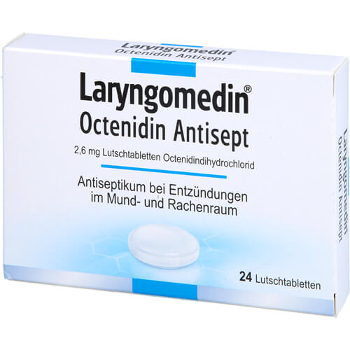 LARYNGOMEDIN Octenidin Antisept 2,6 mg Lutschtabl. LARYNGOMEDIN Octenidin Antisept 2,6 mg Lutschtabl.