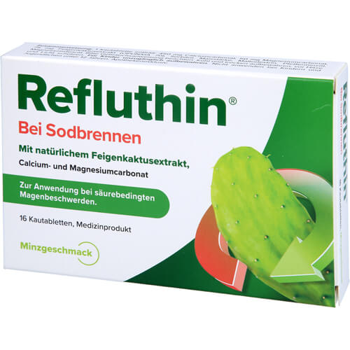 REFLUTHIN bei Sodbrennen Kautabletten Minze REFLUTHIN bei Sodbrennen Kautabletten Minze