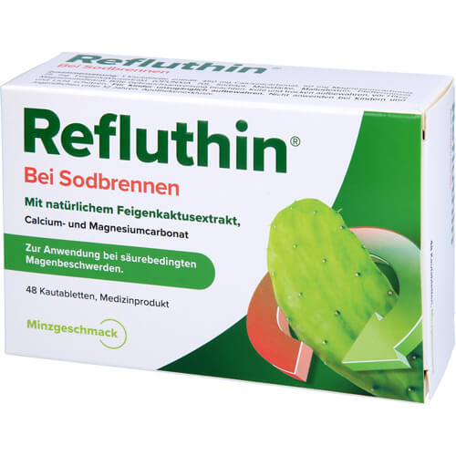 REFLUTHIN bei Sodbrennen Kautabletten Minze REFLUTHIN bei Sodbrennen Kautabletten Minze