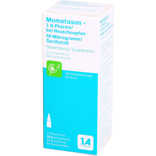 MOMETASON 1A Phar.b.Heuschnupfen 50μg/Spr.Stoß 60 MOMETASON 1A Phar.b.Heuschnupfen 50μg/Spr.Stoß 60