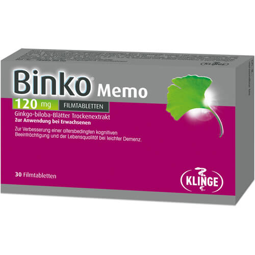 BINKO Memo 120 mg Filmtabletten BINKO Memo 120 mg Filmtabletten