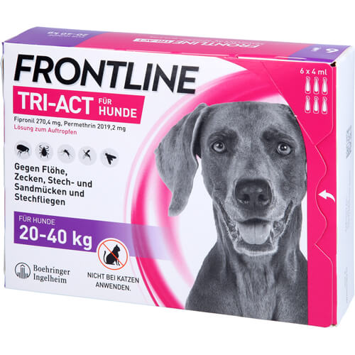 FRONTLINE Tri-Act Lsg.z.Auftropfen f.Hunde 20-40kg FRONTLINE Tri-Act Lsg.z.Auftropfen f.Hunde 20-40kg